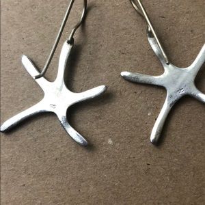 New. STAR FISH .925 silver earrings